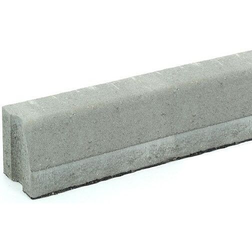 Liimattava reunakivi Rudus suora 1000x130x160 mm sileä harmaa