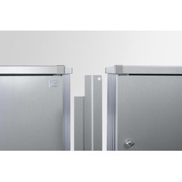 Liitoselementti kolmelle roskakatokselle Biohort Alex eri värejä