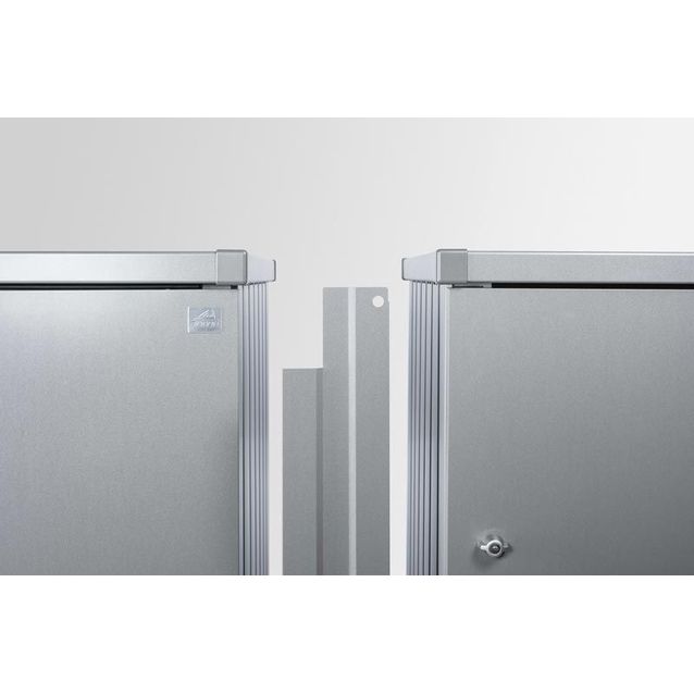 Liitoselementti kolmelle roskakatokselle Biohort Alex eri värejä