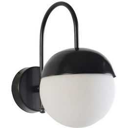 Seinävalaisin Linento Lighting Küre 8769-1, Ø15cm, musta