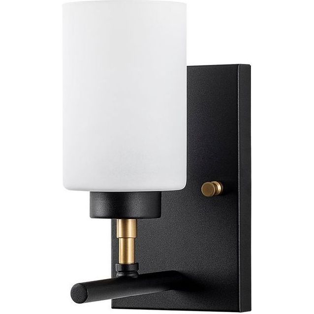 Seinävalaisin Linento Lighting Yensuk 13121, musta/valkoinen/kulta