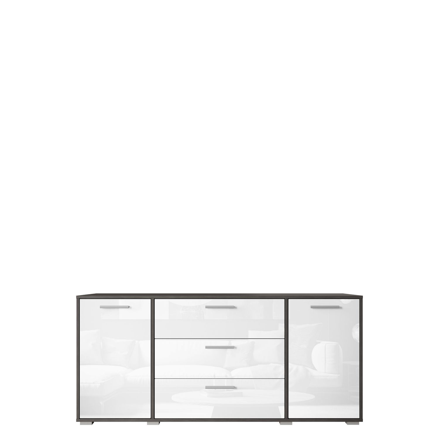 Lipasto BOGOTA, musta/valkoinen (9905)