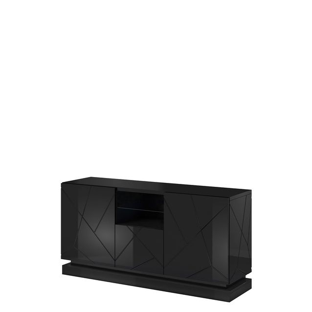 Lipasto QIU 2D1K, musta (8625)