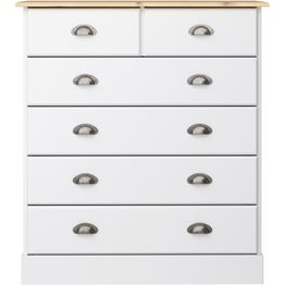 Lipasto Stansvik 6 laatikkoa valkoinen