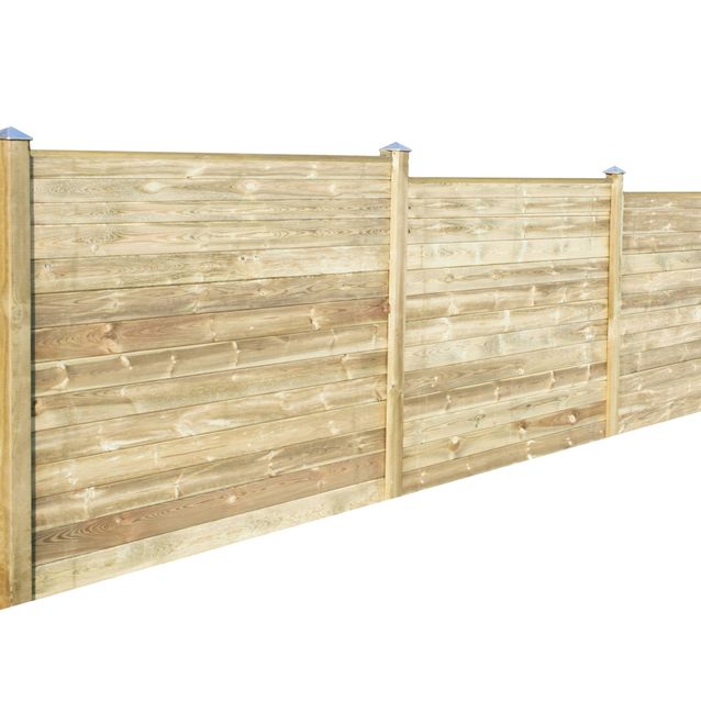 Lisäosa ponttilauta-aitaan Hortus, 170cm, yksi paneeli, suora yläosa