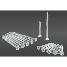 Lisätarvike hyllyruuvit Elfa Classic 10 kpl (50mm) + 10 kpl (30mm) sinkitty