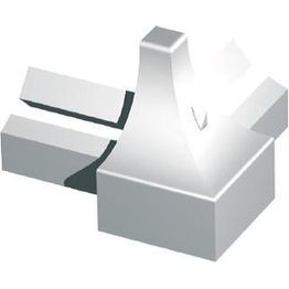 Listan ulkokulma Progress Profiles 8mm anodisoitu alumiini