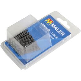 Listanaulat Maler, musta, 1.5x40mm, musta, 40kpl