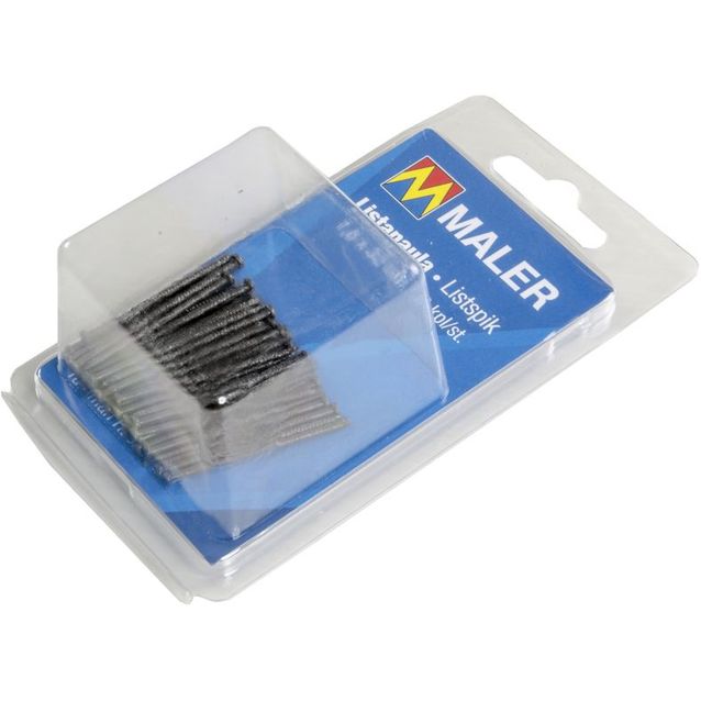 Listanaulat Maler, musta, 1.5x40mm, musta, 40kpl