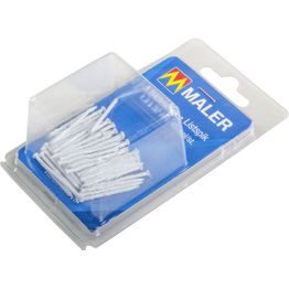 Listanaulat Maler, valkoinen, 1.5x40mm, valkoinen, 40kpl