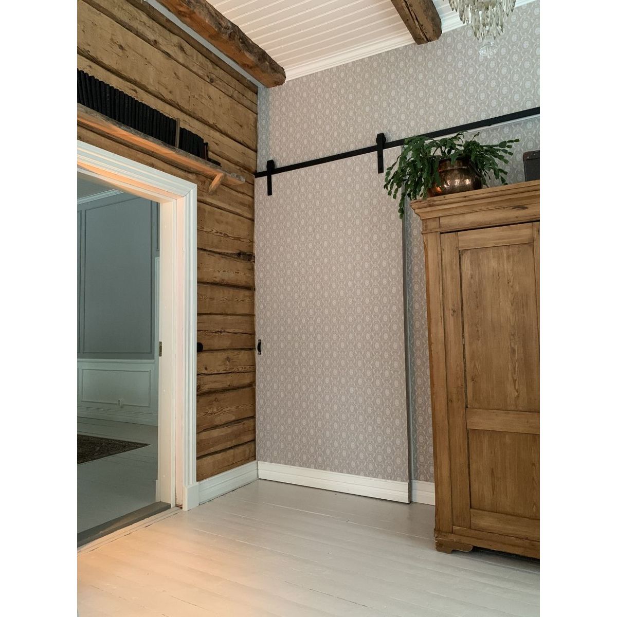 Kiskomekanismi ja pyörästö Mirror Line Ladon Ovi 1981 mm