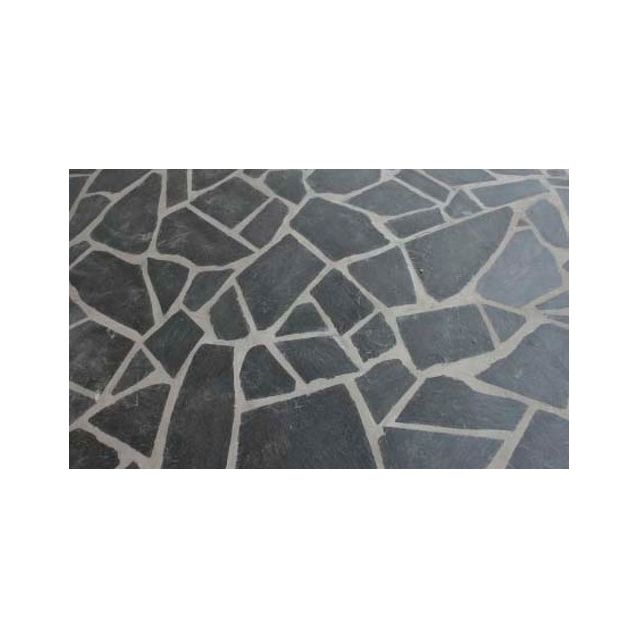 Liuskekivisetti Välimeren Tumma 1-2cm Majakivi 10m² sis. laastit