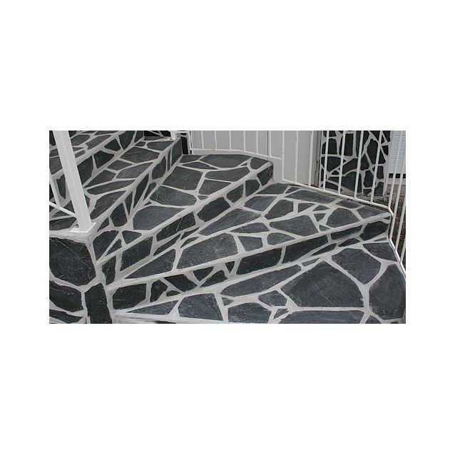 Liuskekivisetti Välimeren Tumma 1-2cm Majakivi 5m² sis. laastit