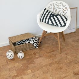 Korkkilattia Lektar Corkart CM3386WNN luonnonvärinen, suurikuvioinen