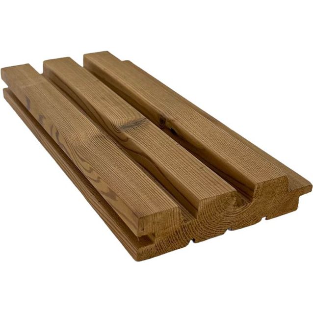 Rimapaneeli Cent Rima-3 Lämpöpuupaneeli, 28x120x2400mm, mänty, lämpökäsitelty