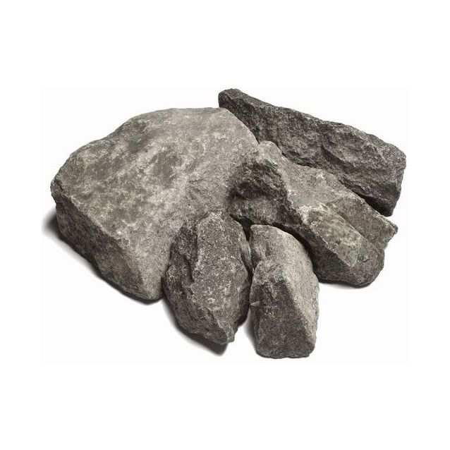 Lohkarekivi Rudus 2-10 kg musta 1000 kg/säkki