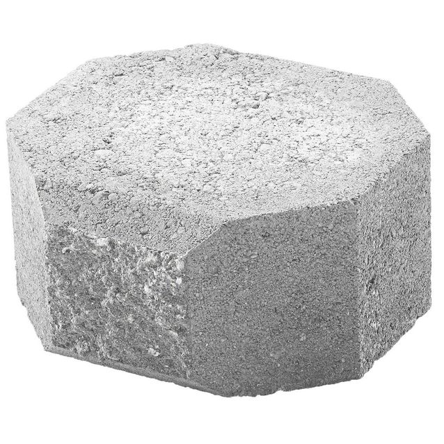 Lohkopäätykivi 200x200x100 mm harmaa