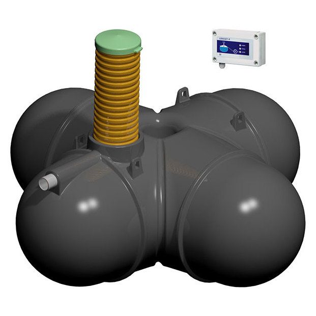 Umpisäiliö LOKA 3000 hälyttimellä Wavin-Labko