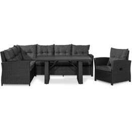 Ulkosohvaryhmä James vasen musta aintwood