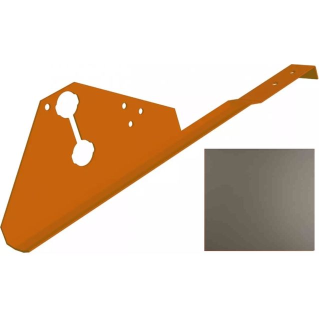 Lumiestekiinnike kahdelle putkelle Benders Exklusiv tummanharmaa