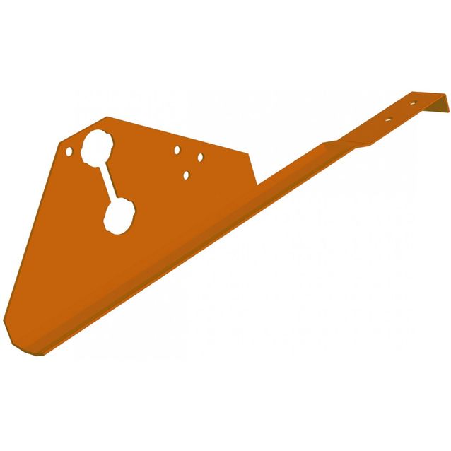 Lumiestekiinnike kahdelle putkelle Benders Ruskea