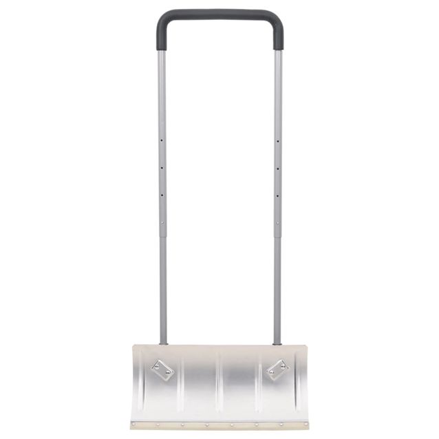 Lumikola jatkovarrella hopea 61 cm teräksinen aura (64819)