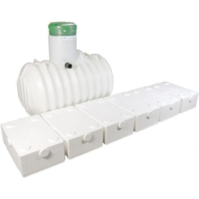 Suodatuskasettipaketti Vestelli 5, 2m³, 3-osainen, 1–5 hengen kaikille jätevesille