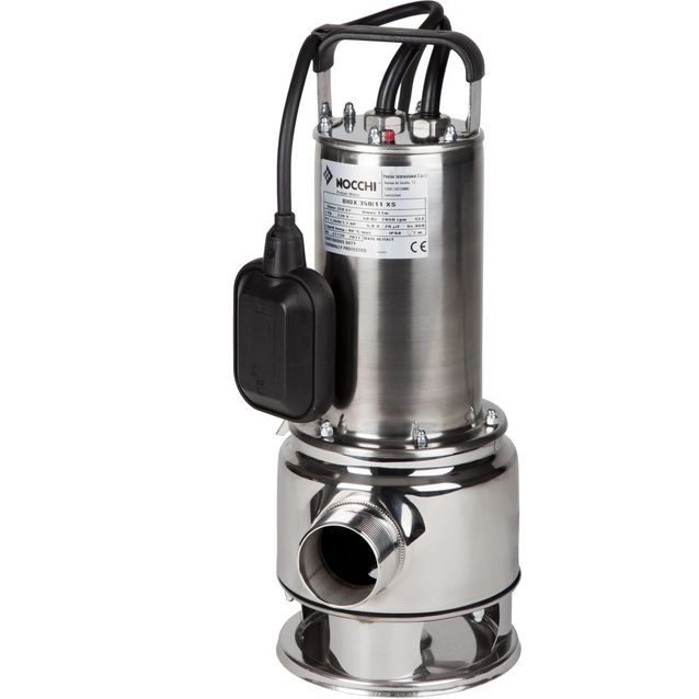 Uppopumppu harmaille vesille Nocchi Biox 300-10 raekoko 40 mm