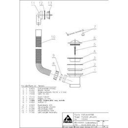 Pohjaventtiili Prevex, 1 1/2", tulpalla