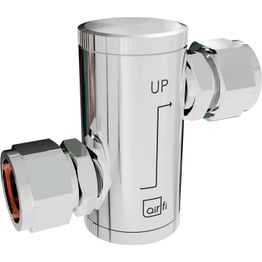 Vesilukko ilmanvaihtokoneelle Airfi, kromattu