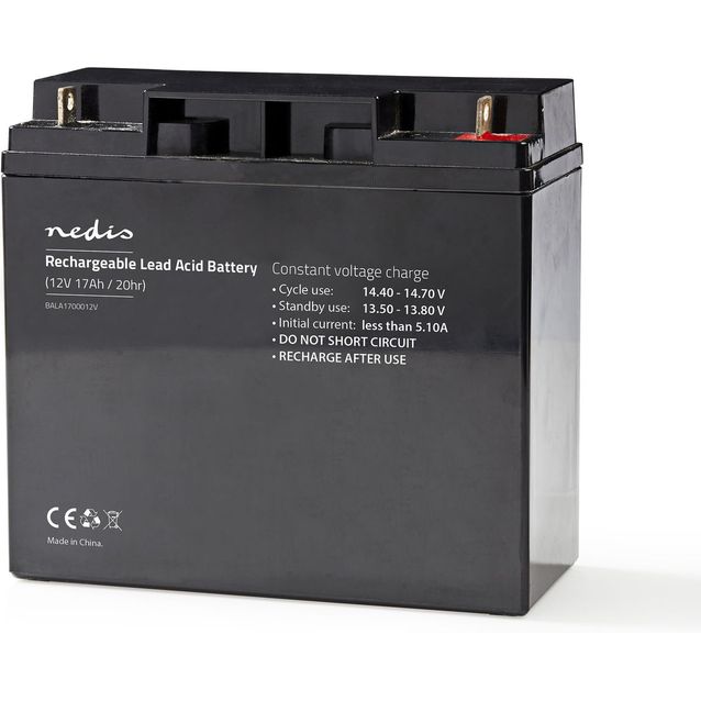 Lyijyhappoakku Nedis 12V, 17000mAh