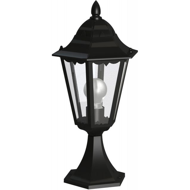 Porttilyhty Navedo Ø 230x470 mm musta/patinahopea