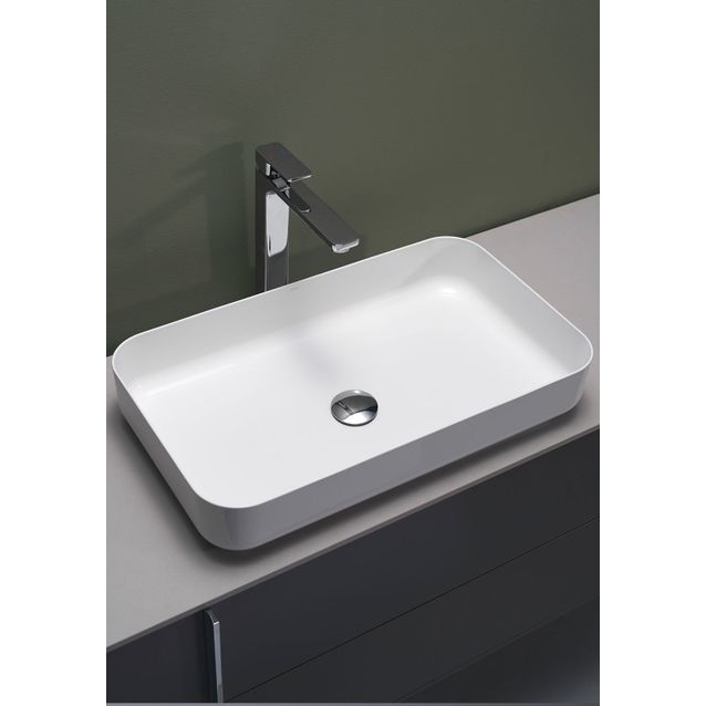 Malja-allas Hafa Edge Smooth 600x350x118 mm lasitettu teräs