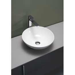 Malja-allas Hafa Spring Ø 400x135 mm posliini valkoinen