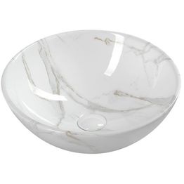 Malja-allas Interia Dalma 420x165 mm valkoinen