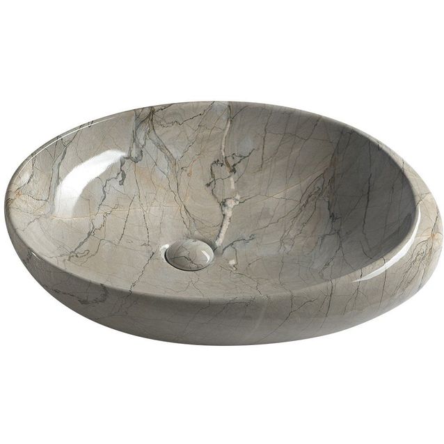 Malja-allas Interia Dalma 680x440x165 mm harmaa