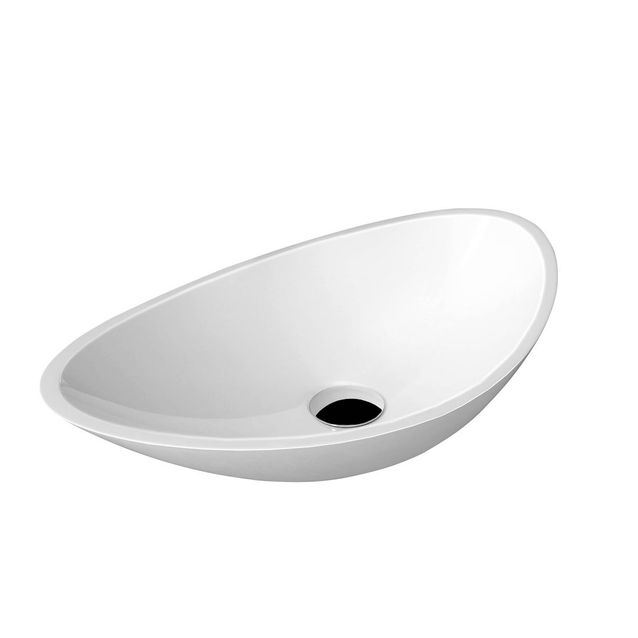 Malja-allas Interia Rosseta 560x320x173 mm valkoinen