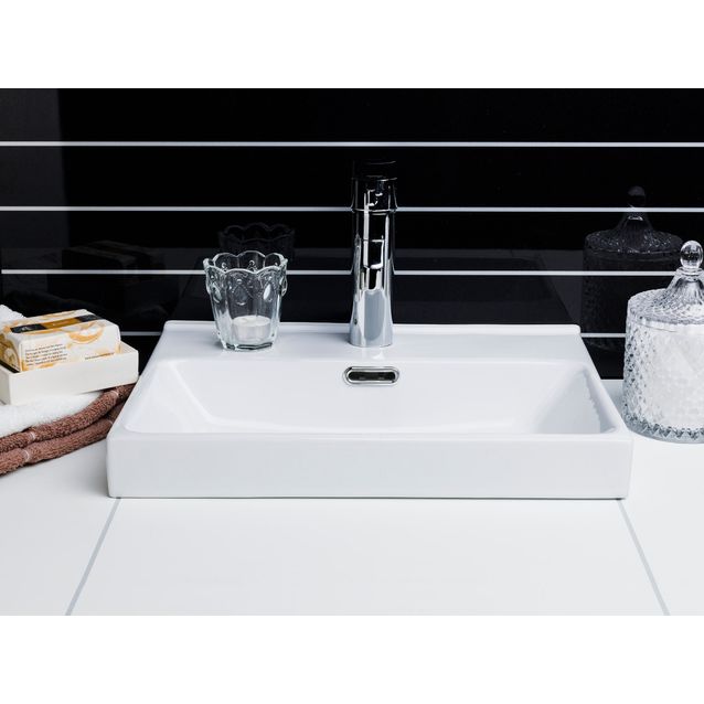 Malja-allas Noro Day 420x325x130 mm posliini valkoinen