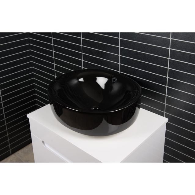 Malja-allas Tammiholma Braga 490x180x420 mm musta