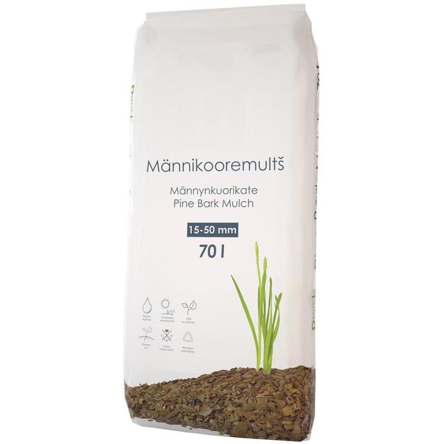 Männyn kuorikate Woodpeckers 15-50 mm 36 säkkiä x 70l/lava 2520 litraa