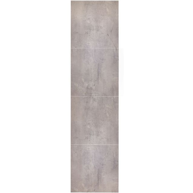 Märkätilalevy Berry Alloc Wall&Water Cement Satin 600 x 600 mm:n kuviolla