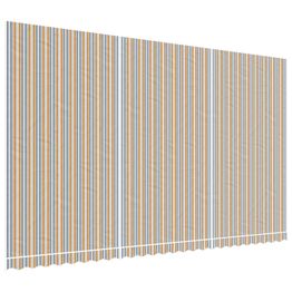 Markiisin vaihtokangas monivärinen raidallinen 6x3,5 m (67733)