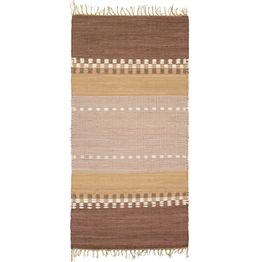 Räsymatto Finarte  Ursula, 70x140cm, harmaa/ruskea