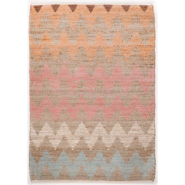 Matto Tom Tailor Smooth Comfort Pastel ZigZag, eri kokoja, monivärinen