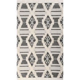 Matto Tom Tailor Vintage Cozy Kelim musta-valkoinen eri kokoja