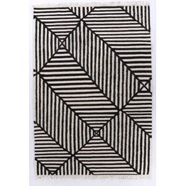 Matto Tom Tailor Vintage Criss Cross musta-valkoinen eri kokoja