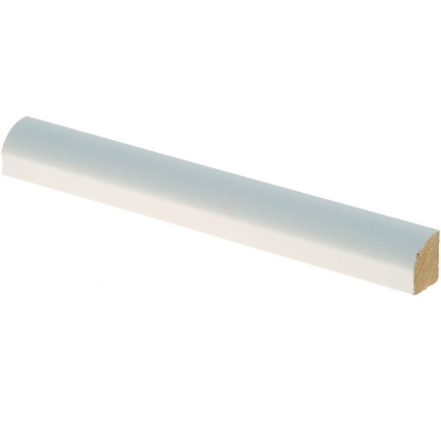 Mattolista Maler Pyörre, 12x16x2750mm, MDF, valkoinen