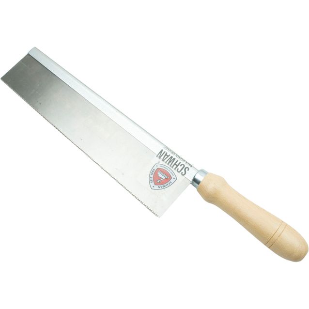 Selkäsaha Schwan 250 mm puukahvalla