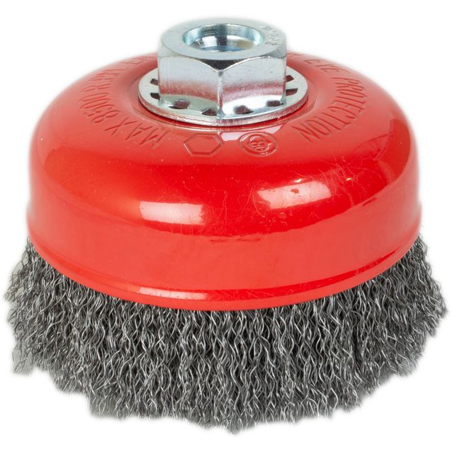 Kuppiteräsharja Schwan 100 mm M14 aallotettu