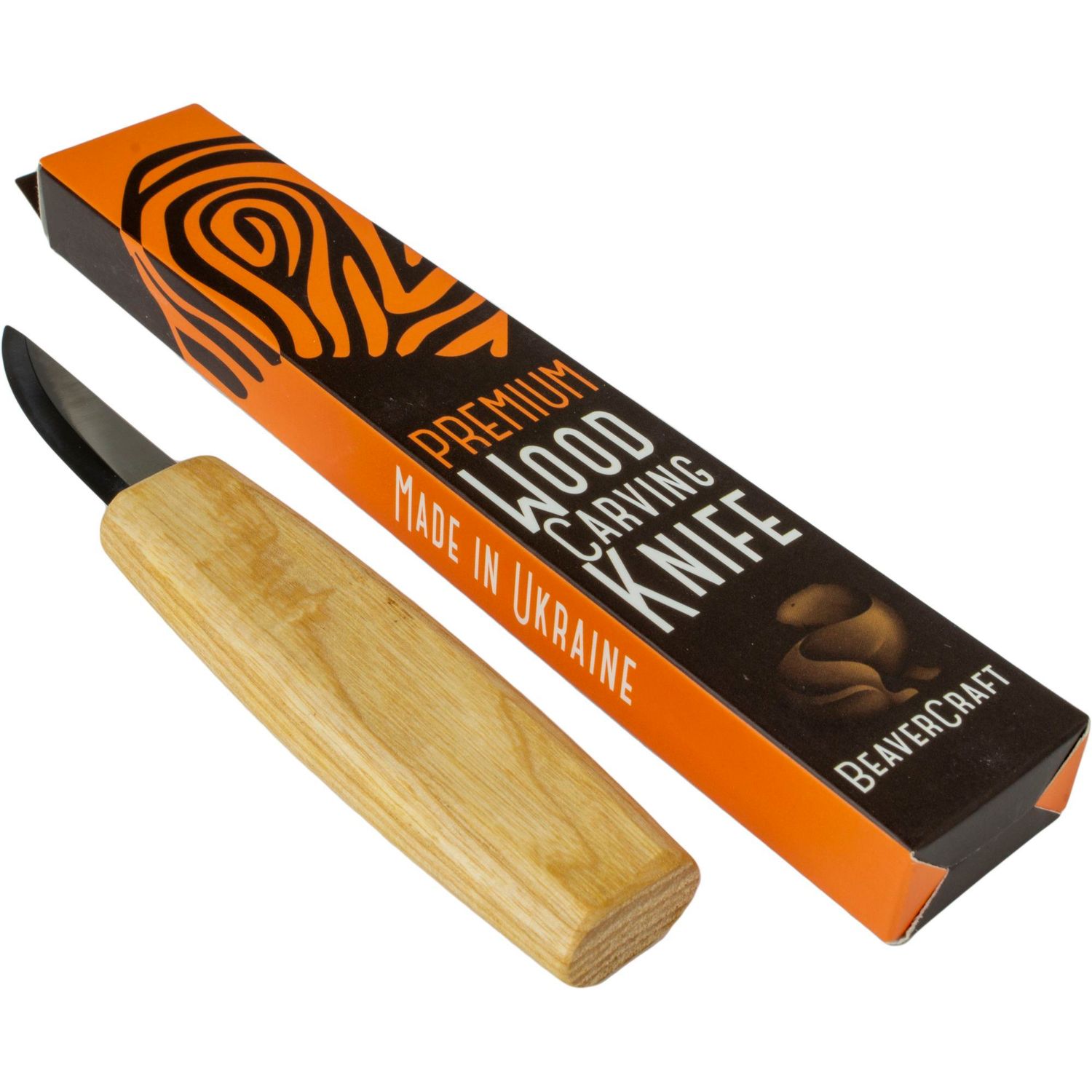 Vuolupuukko BeaverCraft 60 mm tammikahvalla